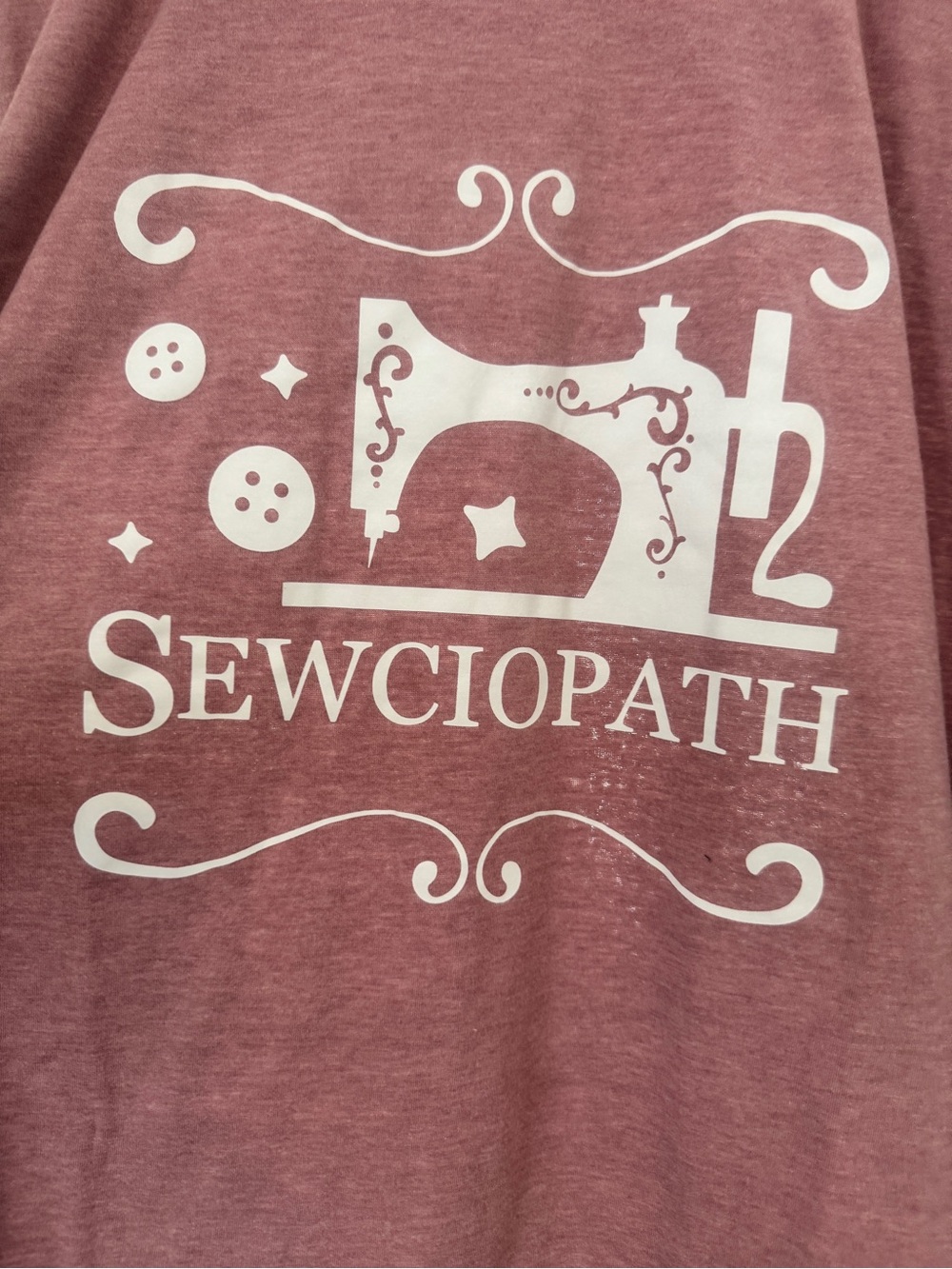 Birthflowers "Sewciopath" Novelty Graphic T-Shirt Bundle - Set of 2 for sewers! - Picture 2 of 11